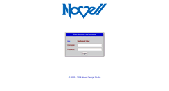 Desktop Screenshot of nl.novelldesignstudio.com